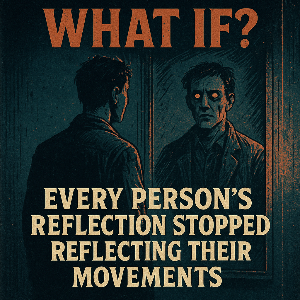What if? Every Person's Reflection Stopped Reflecting Their Movements.