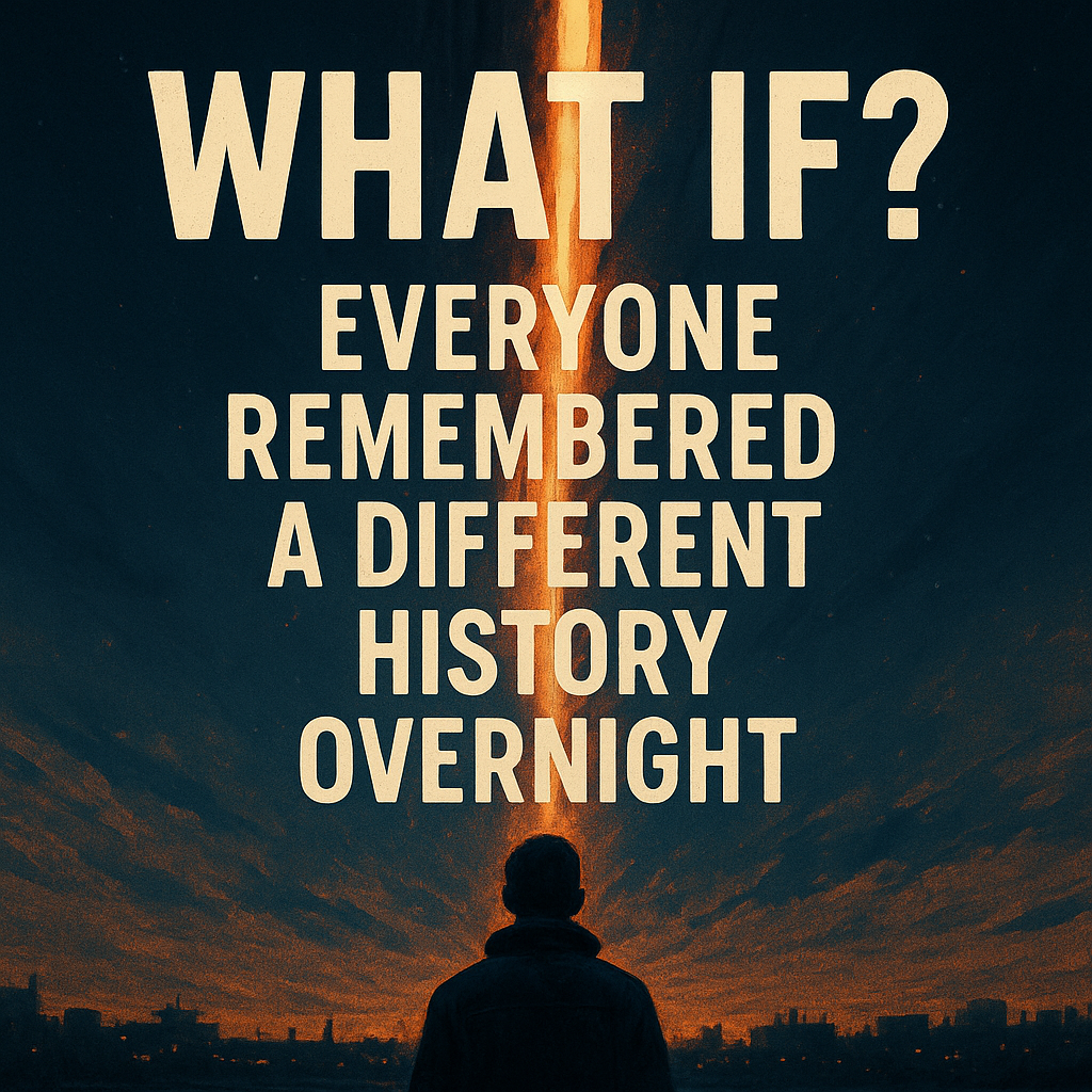 What if? Everyone Remembered a Different History Overnight.