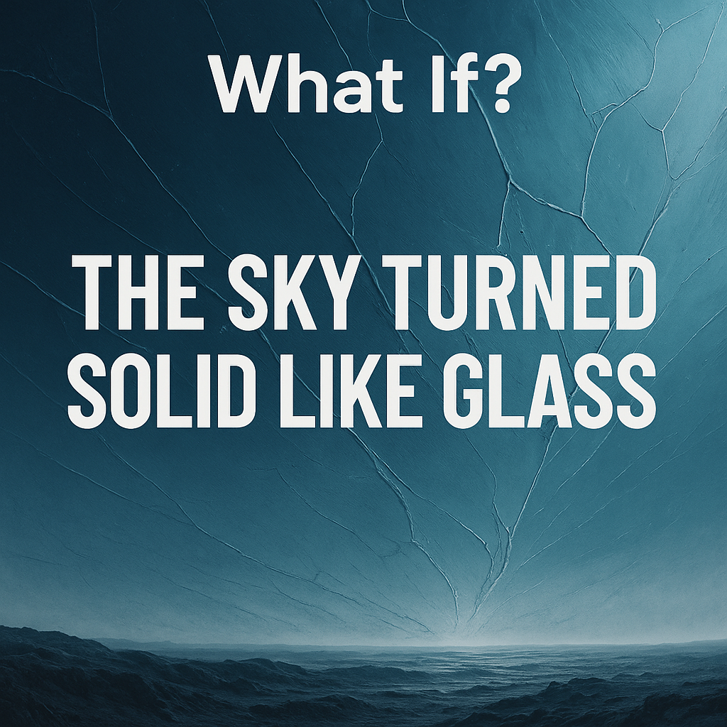 What if? The Sky Turned Solid Like Glass.